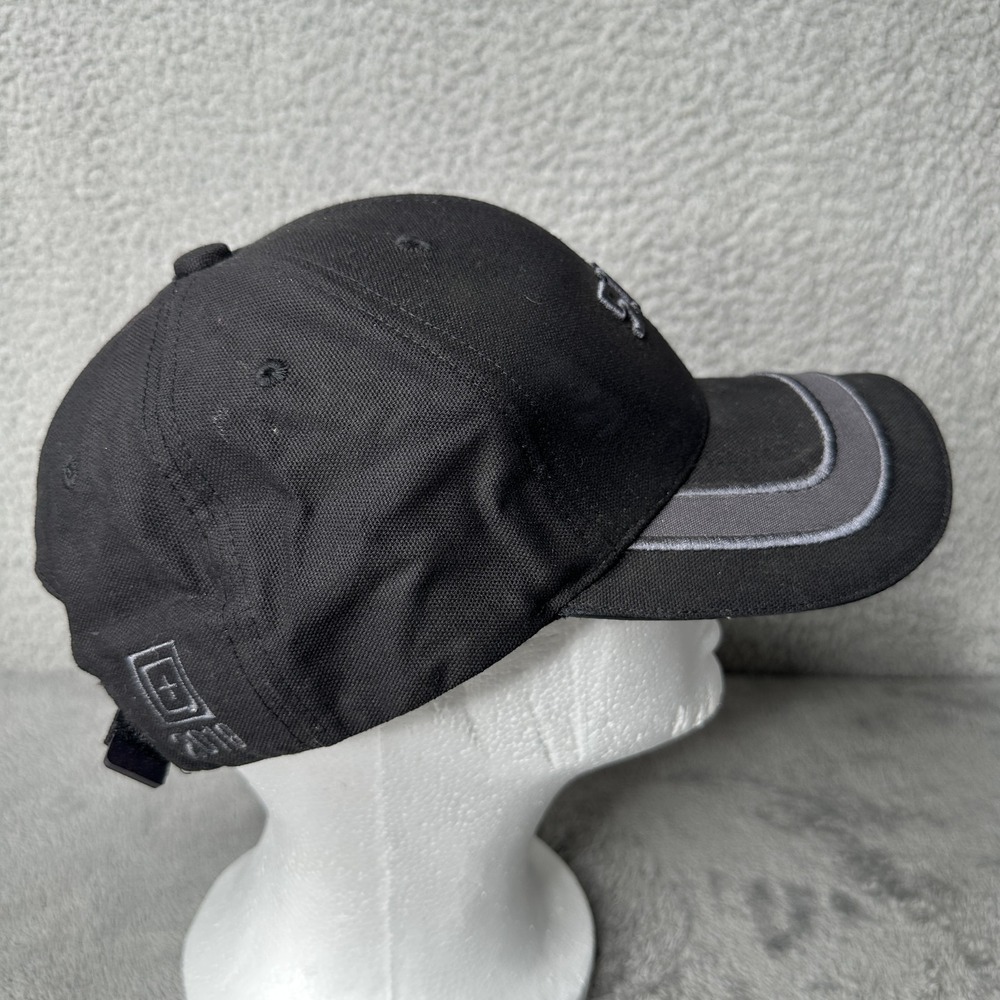 5.11 Tactical Hat Cap Strap‎ Back Black Gray Embroidered Logo Mens 2010 Outdoor - Picture 6 of 13